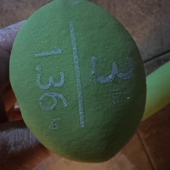 3lb hand weights green - Picture 4 of 4
